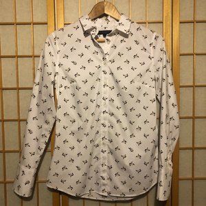 Banana Republic Floral Print Button Up Shirt